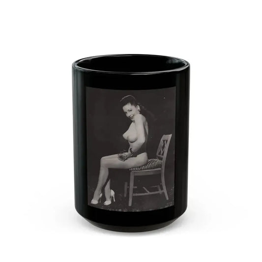 Evelyn West #06 (Vintage Female Icon) Black Coffee Mug 15oz - Go Mug Yourself