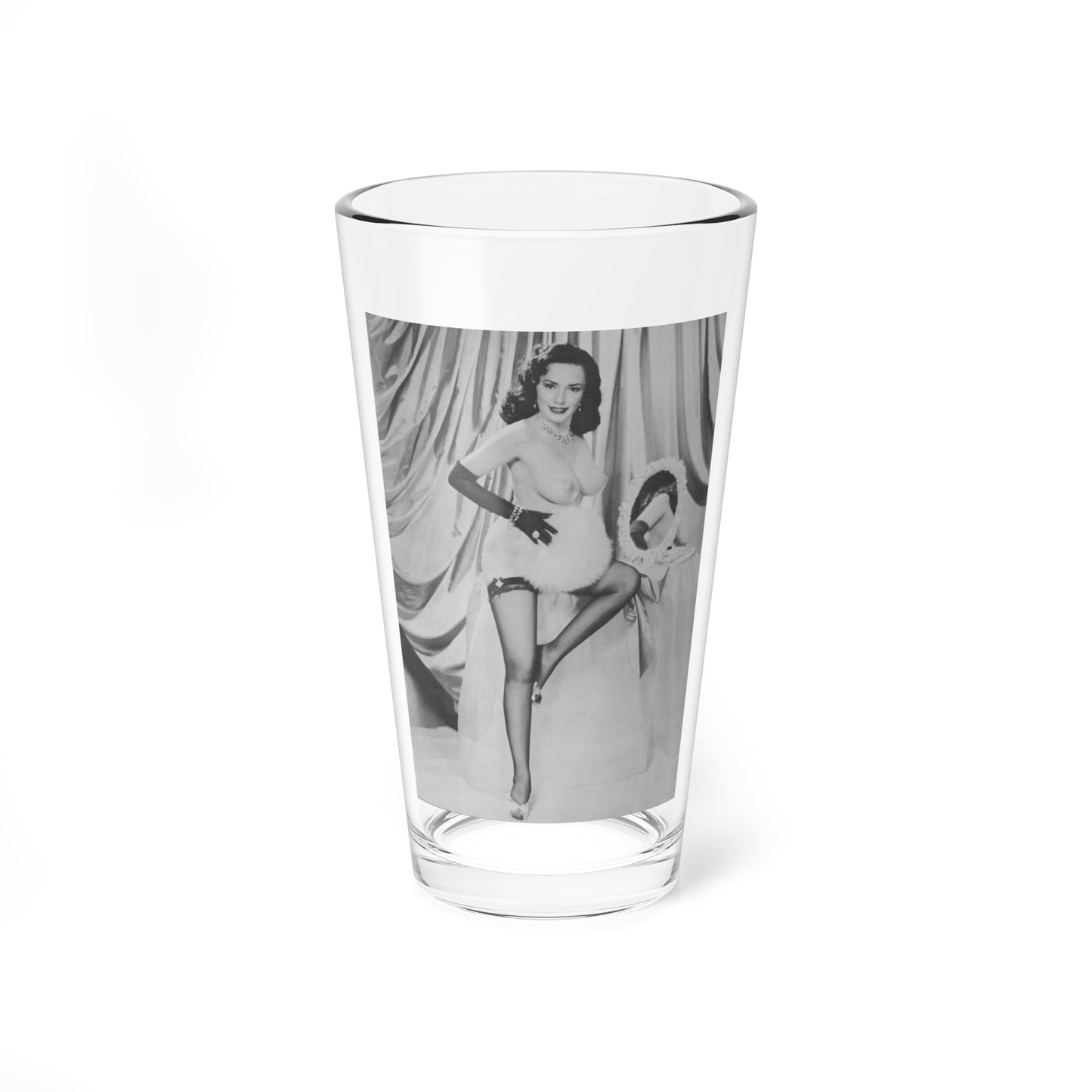 Evelyn West #07 (Vintage Female Icon) Pint Glass 16oz-16oz-Go Mug Yourself