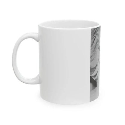 Evelyn West #07 (Vintage Female Icon) White Coffee Mug - Go Mug Yourself
