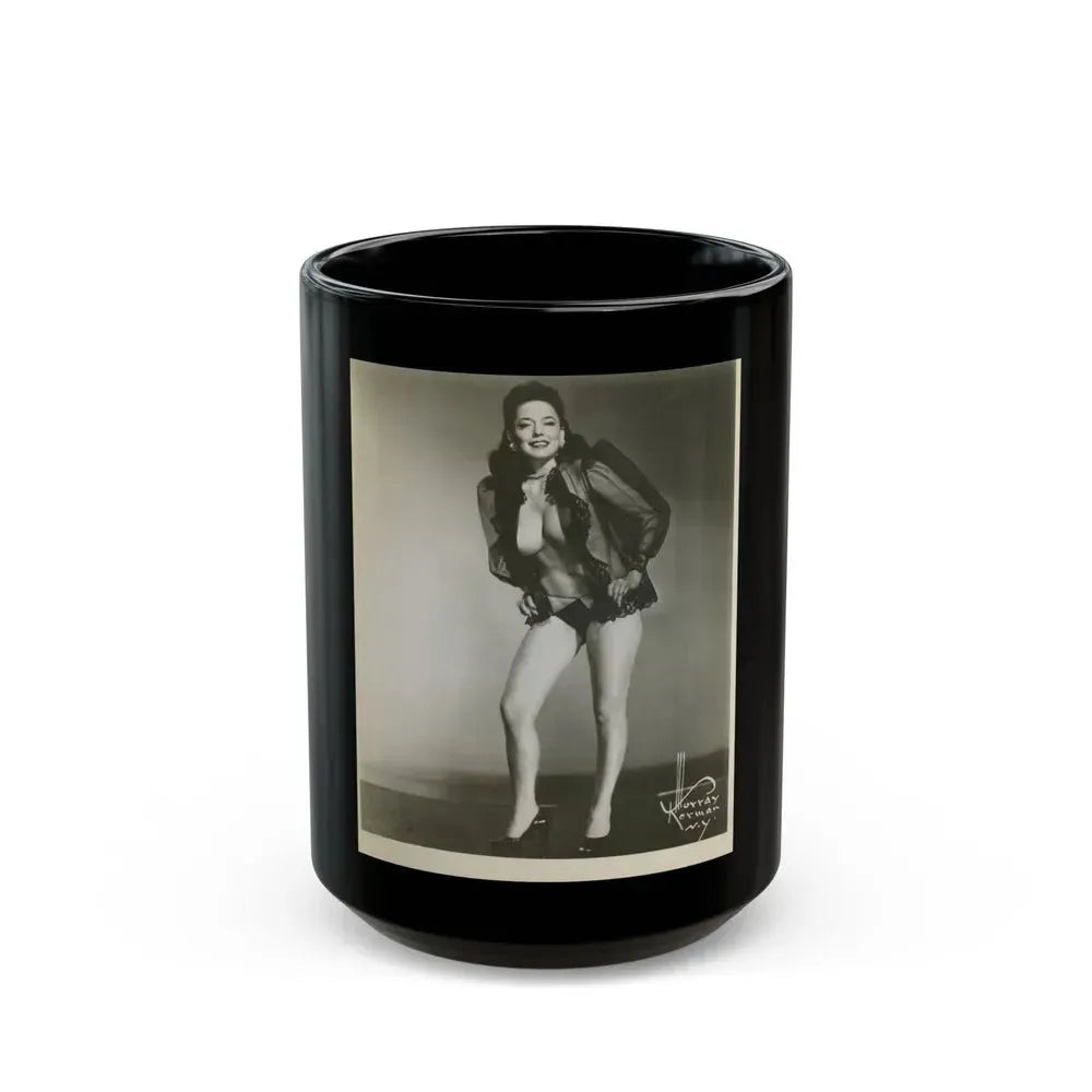 Evelyn West #09 (Vintage Female Icon) Black Coffee Mug 15oz - Go Mug Yourself