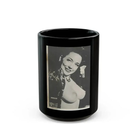 Evelyn West #10 (Vintage Female Icon) Black Coffee Mug 15oz - Go Mug Yourself