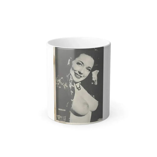 Evelyn West #10 (Vintage Female Icon) Color Changing Coffee Mug 11oz - Go Mug Yourself