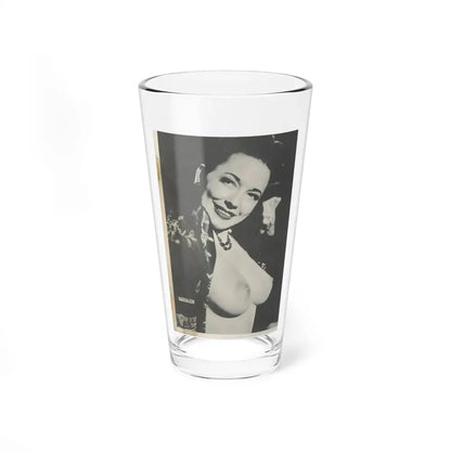 Evelyn West #10 (Vintage Female Icon) Pint Glass 16oz 16oz - Go Mug Yourself
