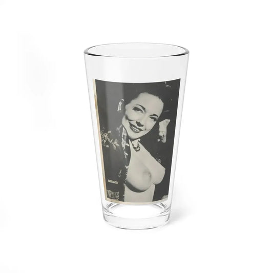 Evelyn West #10 (Vintage Female Icon) Pint Glass 16oz 16oz - Go Mug Yourself