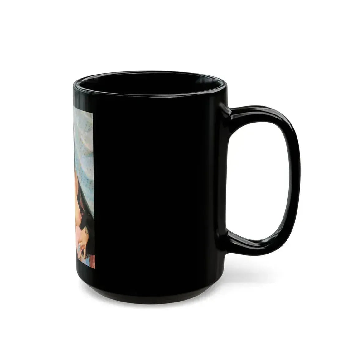 Evelyn West #12 (Vintage Female Icon) Black Coffee Mug - Go Mug Yourself