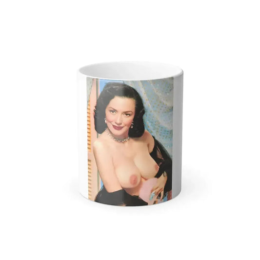 Evelyn West #12 (Vintage Female Icon) Color Changing Coffee Mug 11oz - Go Mug Yourself