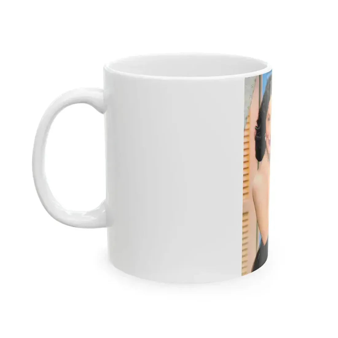 Evelyn West #12 (Vintage Female Icon) White Coffee Mug - Go Mug Yourself