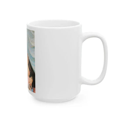Evelyn West #12 (Vintage Female Icon) White Coffee Mug - Go Mug Yourself