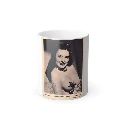 Evelyn West #13 (Vintage Female Icon) Color Changing Coffee Mug 11oz - Go Mug Yourself