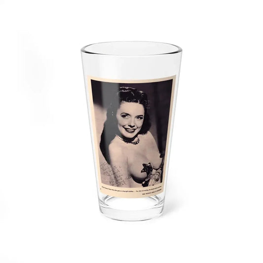 Evelyn West #13 (Vintage Female Icon) Pint Glass 16oz 16oz - Go Mug Yourself