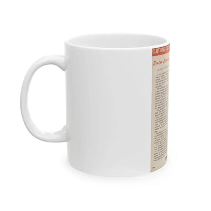 Evelyn West #15 (Vintage Female Icon) White Coffee Mug - Go Mug Yourself