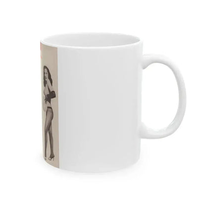 Evelyn West #15 (Vintage Female Icon) White Coffee Mug - Go Mug Yourself