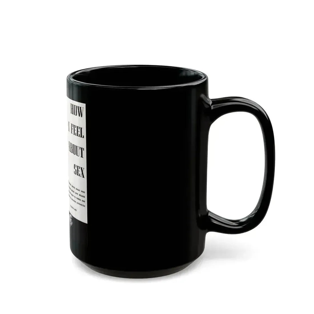 Evelyn West #17 (Vintage Female Icon) Black Coffee Mug - Go Mug Yourself