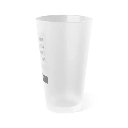 Evelyn West #17 (Vintage Female Icon) Frosted Pint Glass 16oz - Go Mug Yourself