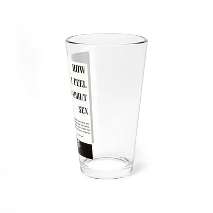 Evelyn West #17 (Vintage Female Icon) Pint Glass 16oz - Go Mug Yourself