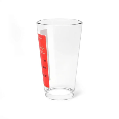 Evelyn West #18 (Vintage Female Icon) Pint Glass 16oz - Go Mug Yourself