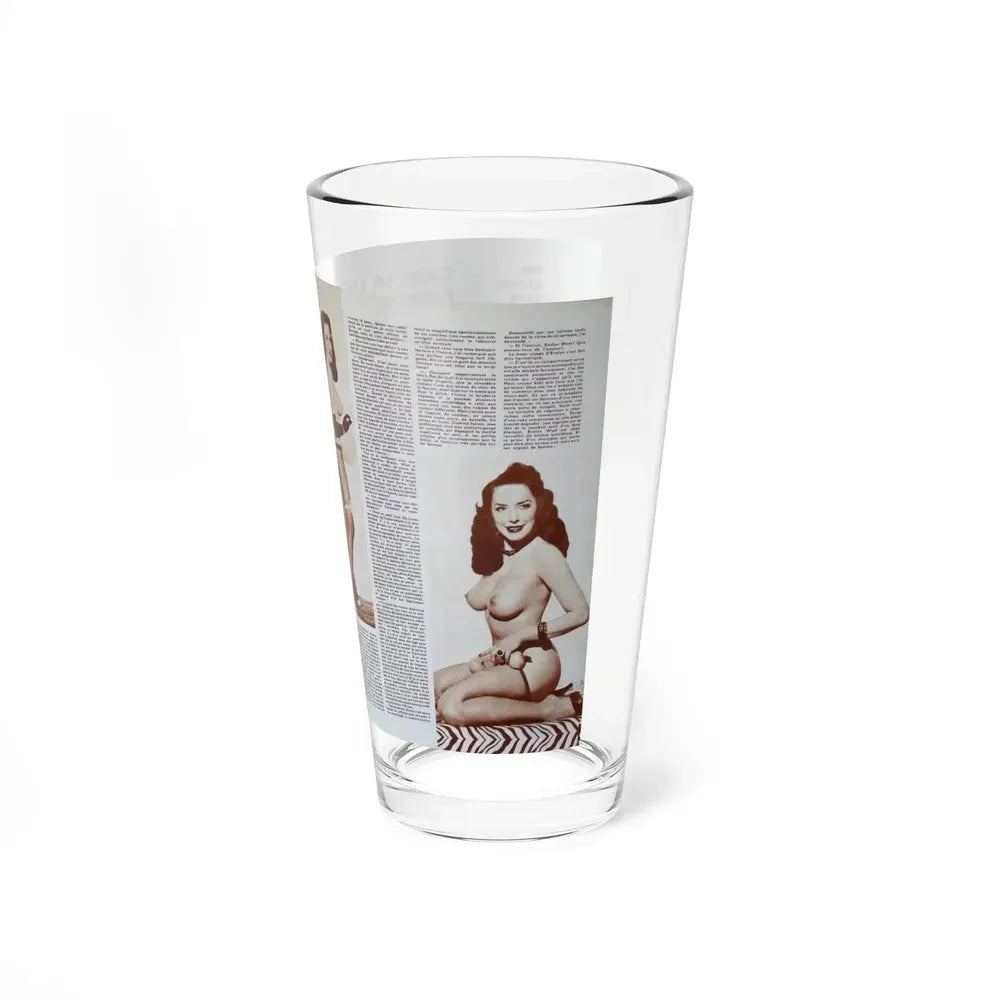 Evelyn West #19 (Vintage Female Icon) Pint Glass 16oz - Go Mug Yourself