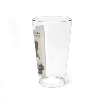 Evelyn West #21 - (Vintage Female Icon) Pint Glass 16oz - Go Mug Yourself