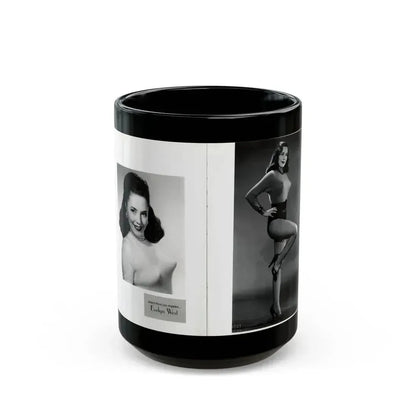 Evelyn West #22 - (Vintage Female Icon) Black Coffee Mug 15oz - Go Mug Yourself