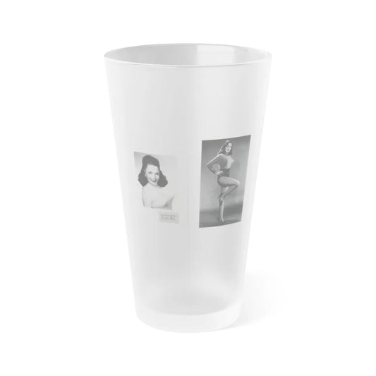 Evelyn West #22 - (Vintage Female Icon) Frosted Pint Glass 16oz-16oz-Frosted-Go Mug Yourself