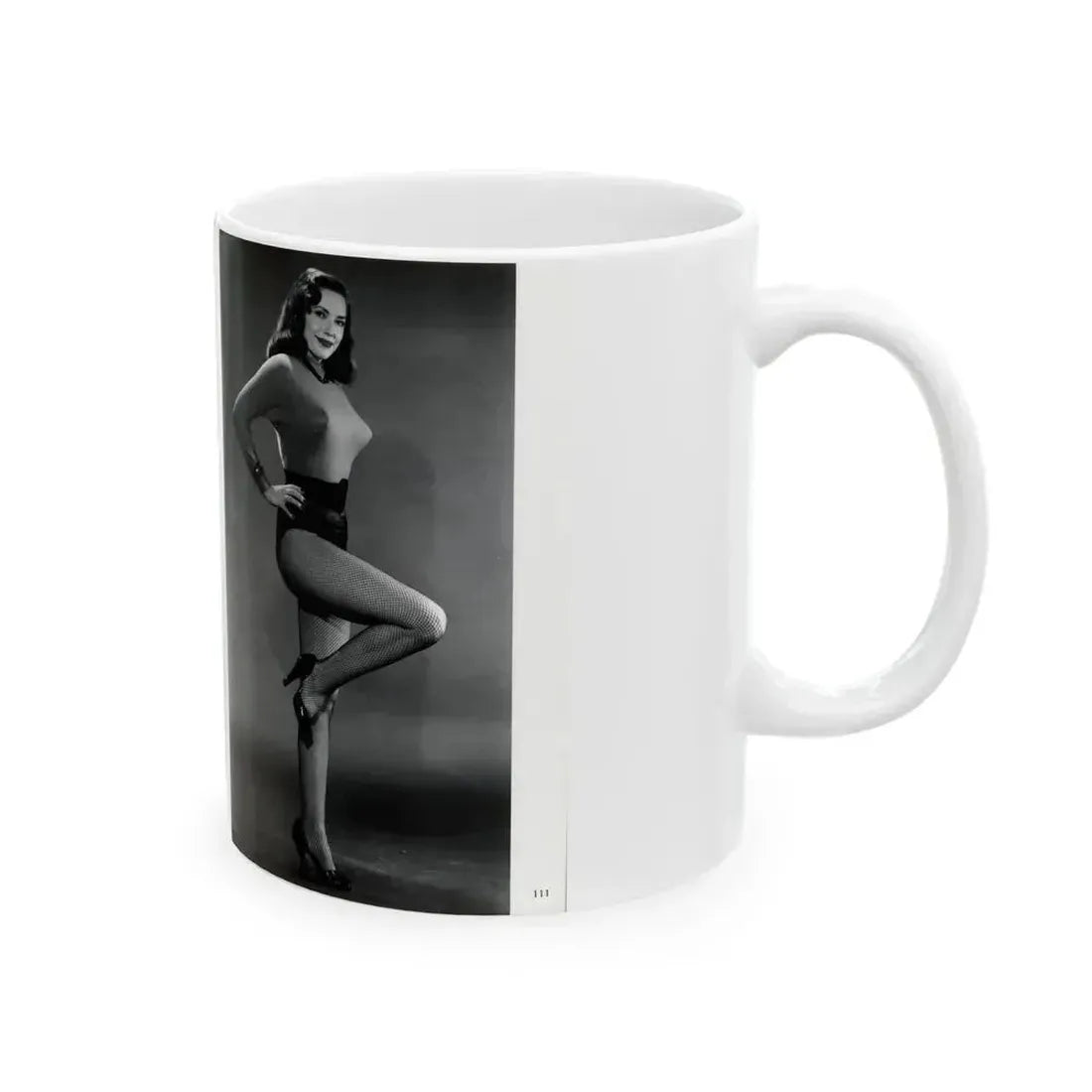 Evelyn West #22 - (Vintage Female Icon) White Coffee Mug - Go Mug Yourself