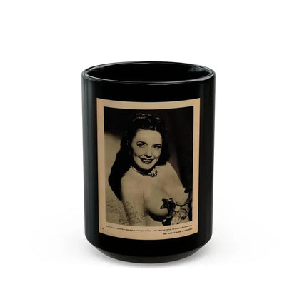 Evelyn West #23 - (Vintage Female Icon) Black Coffee Mug 15oz - Go Mug Yourself