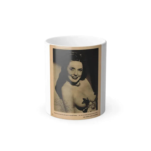 Evelyn West #23 - (Vintage Female Icon) Color Changing Coffee Mug 11oz - Go Mug Yourself