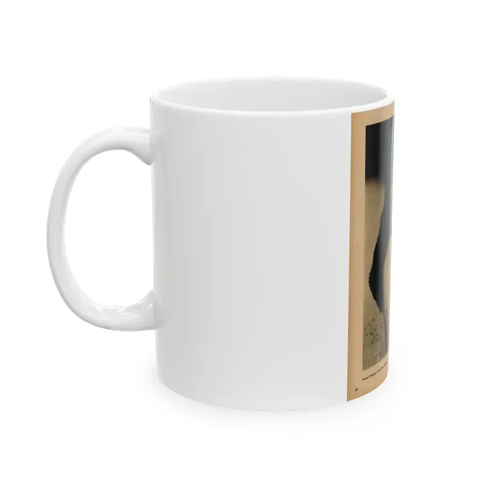Evelyn West #23 - (Vintage Female Icon) White Coffee Mug - Go Mug Yourself