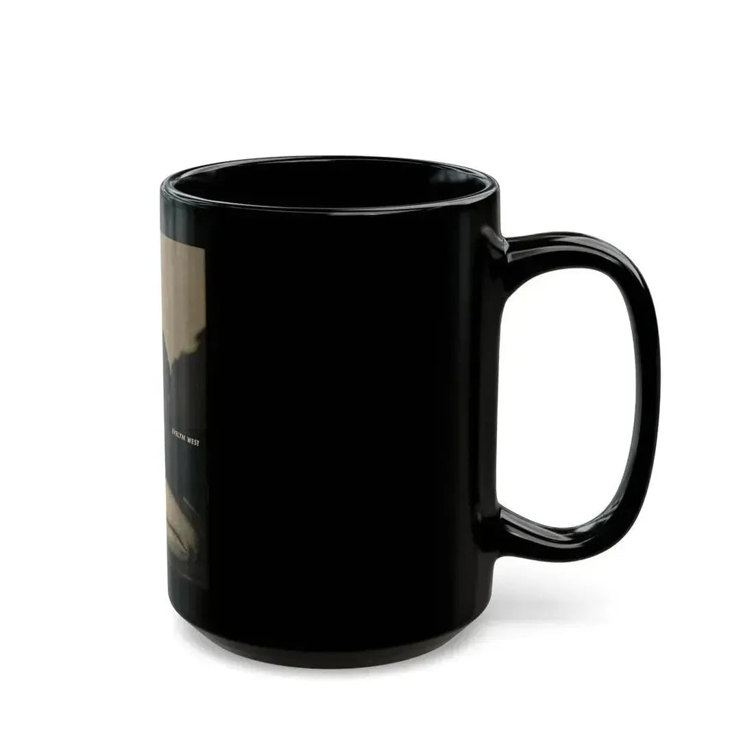 Evelyn West #24 - (Vintage Female Icon) Black Coffee Mug - Go Mug Yourself