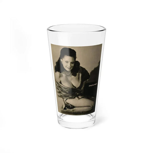 Evelyn West #24 - (Vintage Female Icon) Pint Glass 16oz 16oz - Go Mug Yourself