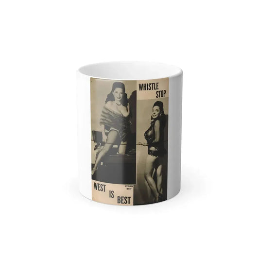 Evelyn West #25 - (Vintage Female Icon) Color Changing Coffee Mug 11oz - Go Mug Yourself