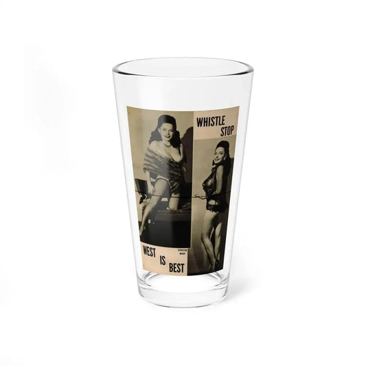 Evelyn West #25 - (Vintage Female Icon) Pint Glass 16oz 16oz - Go Mug Yourself