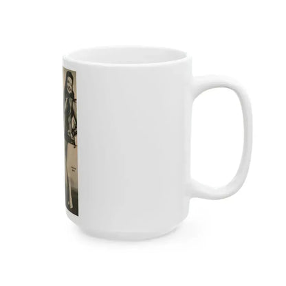 Evelyn West #26 - (Vintage Female Icon) White Coffee Mug - Go Mug Yourself