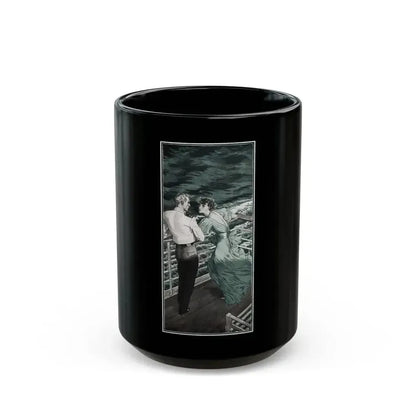 Even the Ocean Laughed (1), The American Magazine, January 1935 - Black Coffee Mug 15oz - Go Mug Yourself