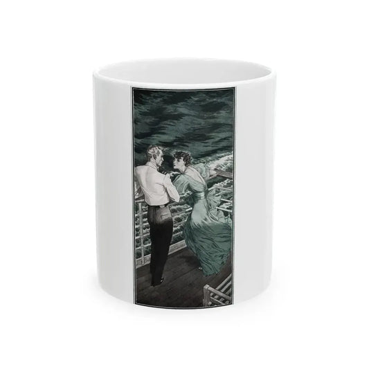 Even the Ocean Laughed (1), The American Magazine, January 1935 - White Coffee Mug 11oz - Go Mug Yourself