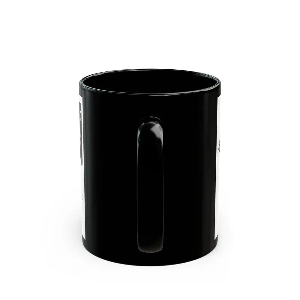 Even the Ocean Laughed (2), The American Magazine, January 1935 - Black Coffee Mug - Go Mug Yourself