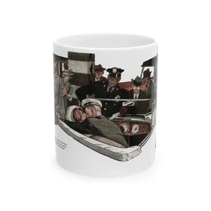 Even the Ocean Laughed (2), The American Magazine, January 1935 - White Coffee Mug 11oz - Go Mug Yourself