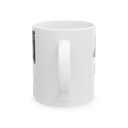 Even the Ocean Laughed (2), The American Magazine, January 1935 - White Coffee Mug - Go Mug Yourself