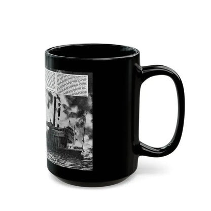 Even The Rats Died, Real Men magazine, December 1958 - Black Coffee Mug - Go Mug Yourself