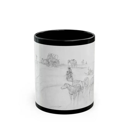 Evening Camp - Black Coffee Mug 11oz - Go Mug Yourself