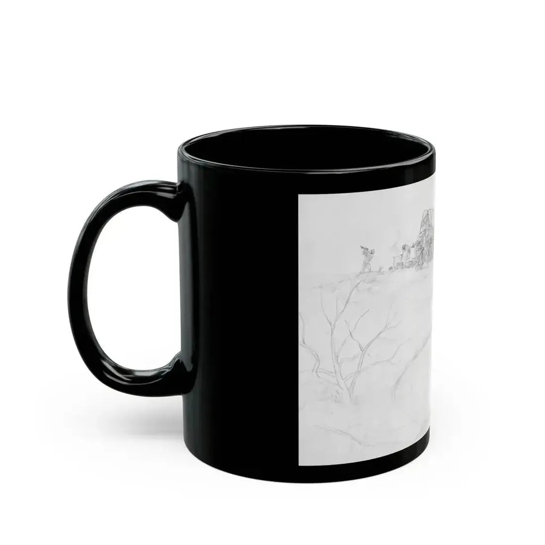Evening Camp - Black Coffee Mug - Go Mug Yourself