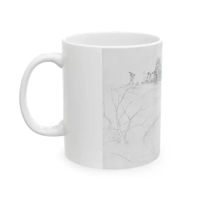 Evening Camp - White Coffee Mug - Go Mug Yourself