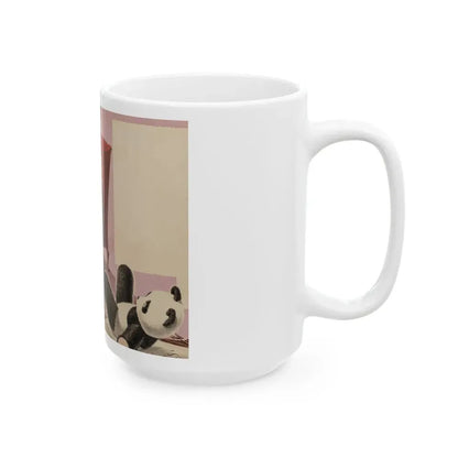 Evening Distractions, story illustration - White Coffee Mug - Go Mug Yourself