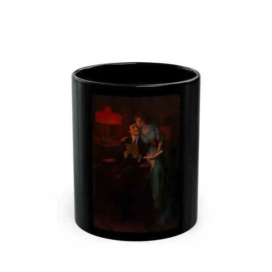Evening Time - Black Coffee Mug 11oz - Go Mug Yourself