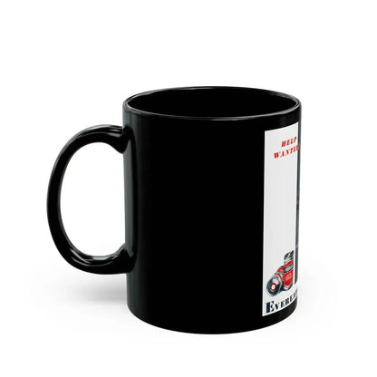 Eveready Batteries advertisement - Black Coffee Mug - Go Mug Yourself
