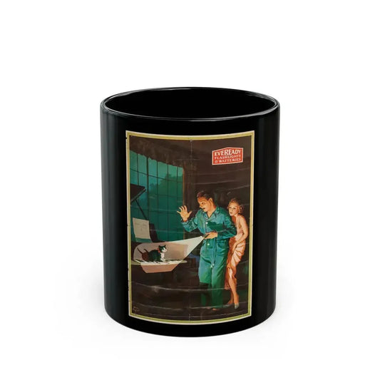 Eveready Flashlights and Batteries - Black Coffee Mug 11oz - Go Mug Yourself