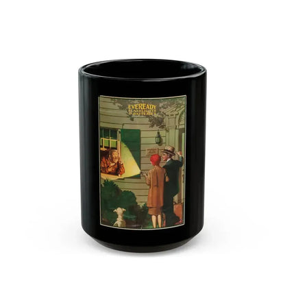 Eveready Flashlights and Batteries_1 - Black Coffee Mug 15oz - Go Mug Yourself