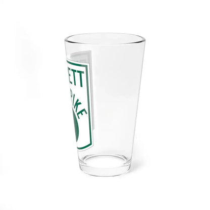 Everett Turnpike (New Hampshire) (Road Sign) Pint Glass 16oz - Go Mug Yourself