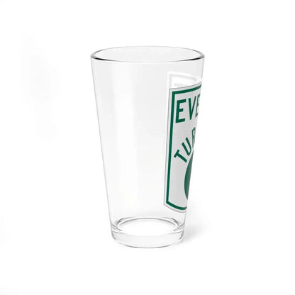 Everett Turnpike (New Hampshire) (Road Sign) Pint Glss 16oz - Go Mug Yourself