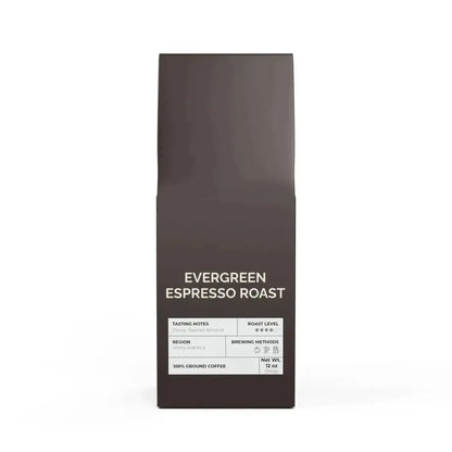 Evergreen Espresso Roast Ground 12oz - Go Mug Yourself
